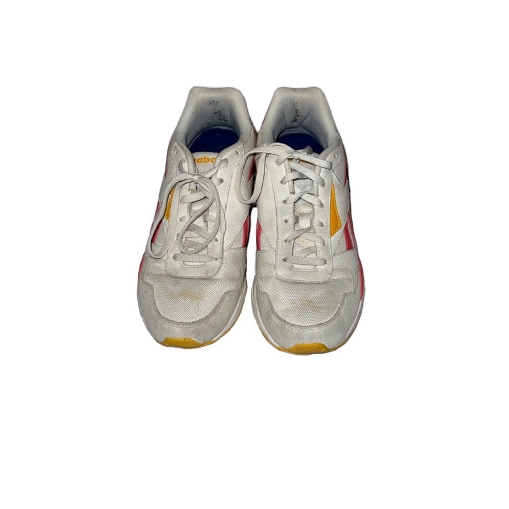 Reebok yellow and coral tennis shoes - Picture 2 of 4